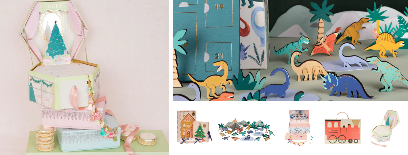 Kreativní a designové adventní kalendáře